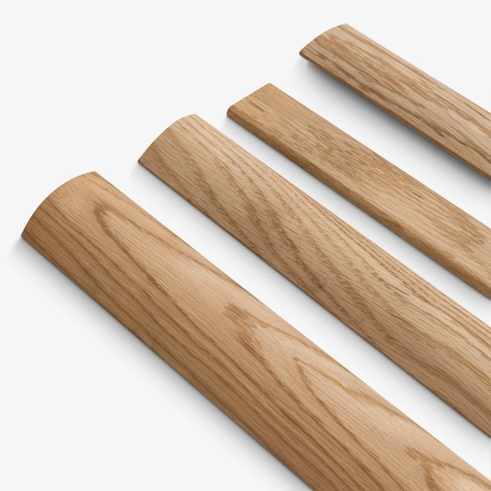 Liberty Floors 18mm Solid Oak Satin Lacquered Semi Adapting Profile Door Bar (2.7m) - Image 2