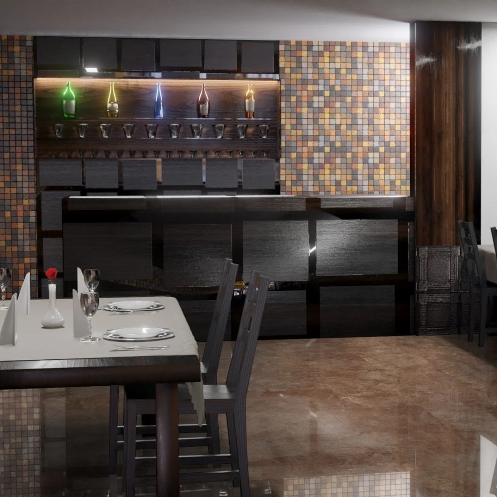 Liberty Floors Agios Maro - Lustre Stone 8mm High Gloss Laminate Flooring (225702) - Image 5