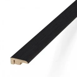 Leader Black Laminate End Profile Door Bar (1m)