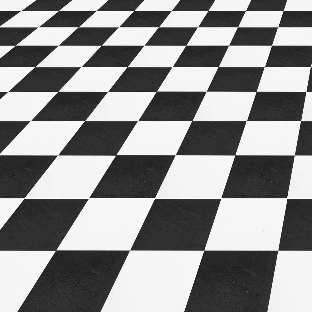 Liberty Floors Checkered - Valm 1.5mm Self-Adhesive Vinyl Tile Flooring (249917) - Image 2