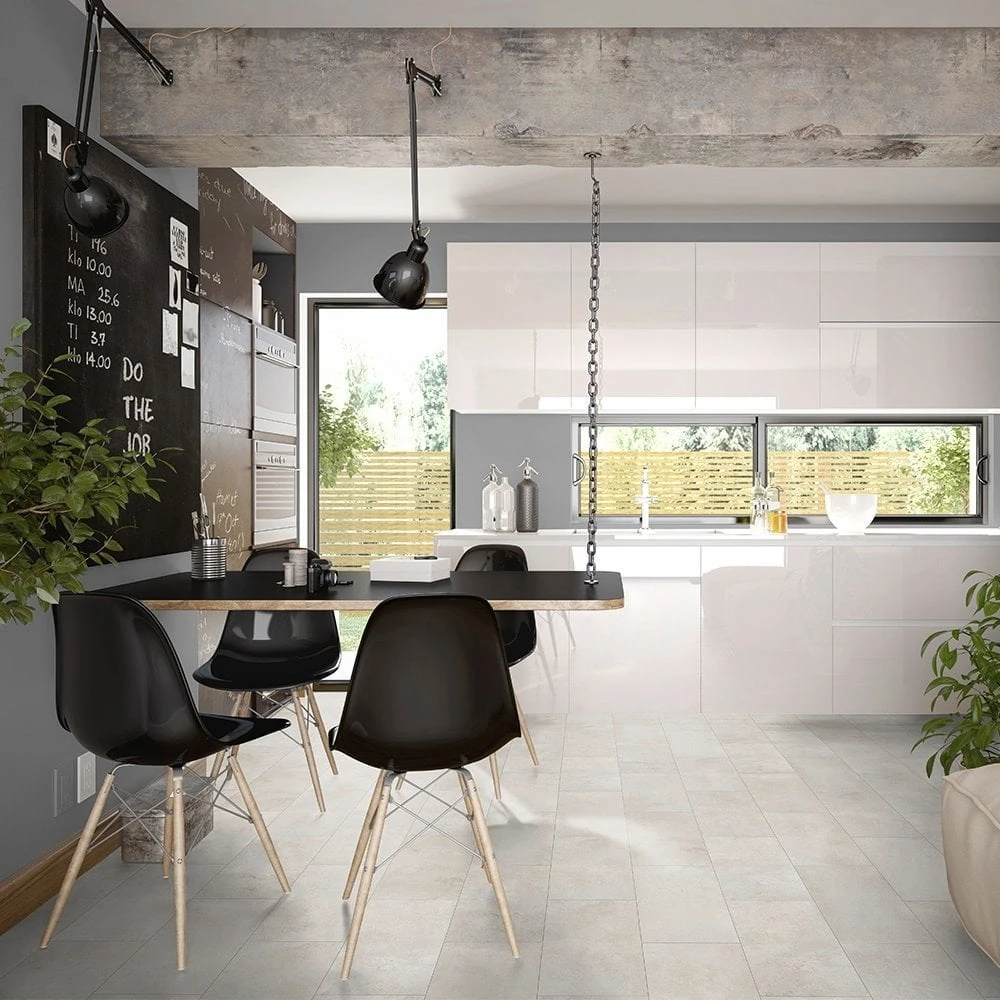 Liberty Floors Concrete Beige Stone - Universo 8mm Laminate Flooring (263463)