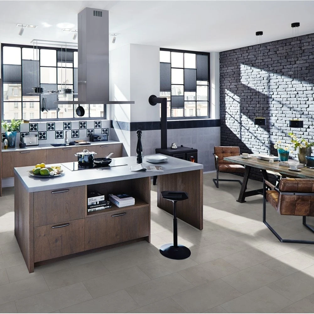 Liberty Floors Concrete Beige Stone - Universo 8mm Laminate Flooring (263463) - Image 3