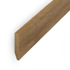 Leader Dark Oak Pencil Round Laminate Skirting Board (2.4m)