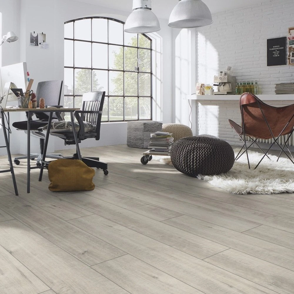 Kronotex Gala Oak White - Exquisite Plus 8mm Laminate Flooring (221380)