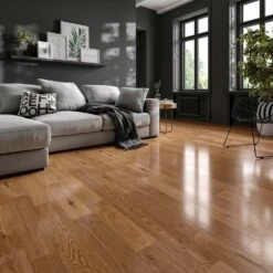 Liberty Floors Golden Oak - Premier 14mm Engineered Real Wood Flooring (169982)