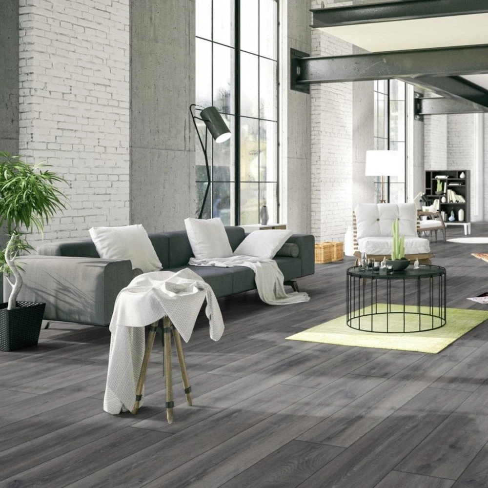 Swiss Krono Graphite Oak - Grand Selection Evolution 14mm Laminate Flooring (218900) - Image 3