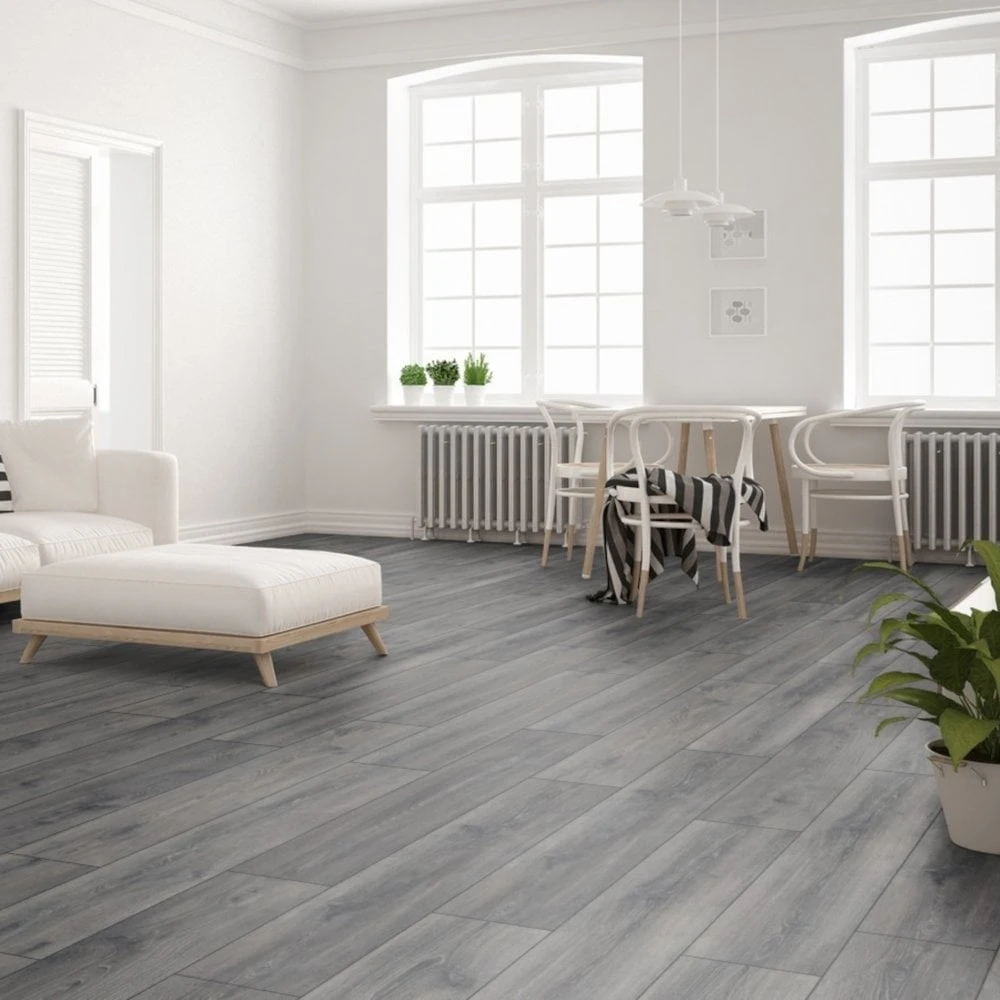 Swiss Krono Graphite Oak - Grand Selection Evolution 14mm Laminate Flooring (218900) - Image 7