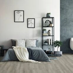 Liberty Floors Grey Brown Oak - Ocean 8mm Laminate Flooring (211086)