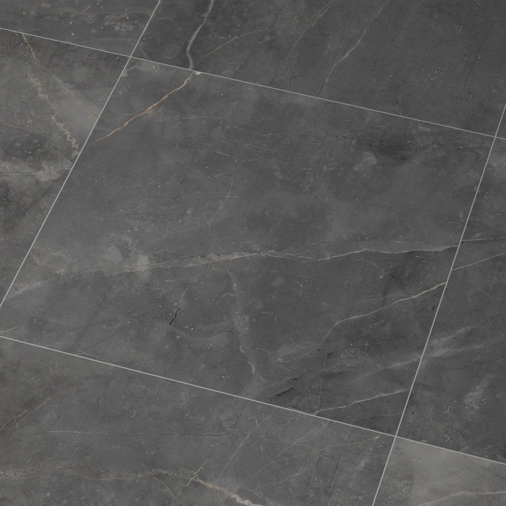 Liberty Floors Grey Marble - Lustre Plaza 8mm High Gloss Laminate Flooring (222936) - Image 2