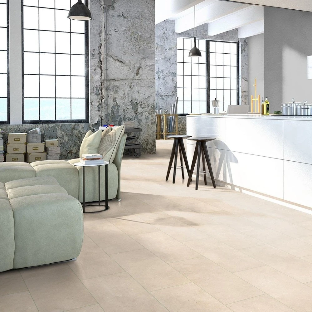 Liberty Floors Grey Porcelain - Universo 8mm Laminate Flooring (263478)