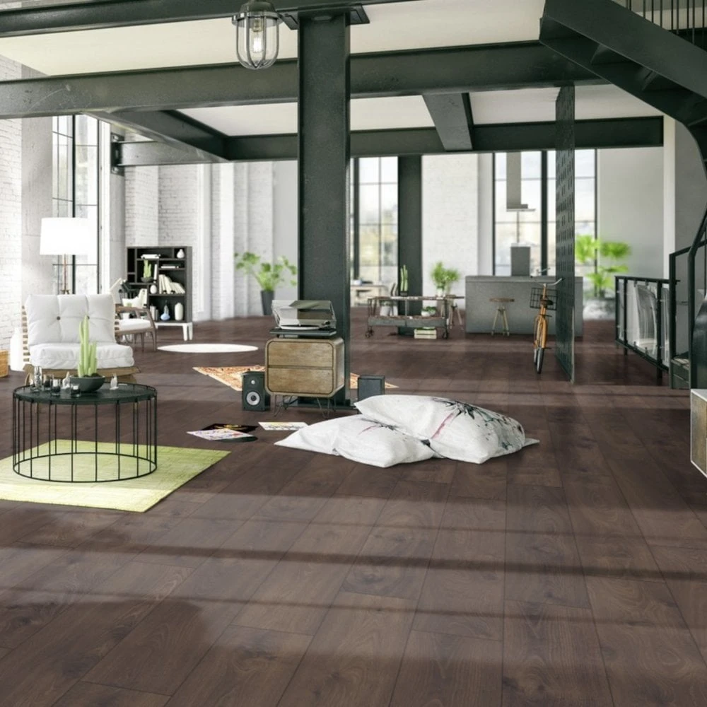 Swiss Krono Leysin Oak - Solid Chrome 12mm Laminate Flooring (218895) - Image 4
