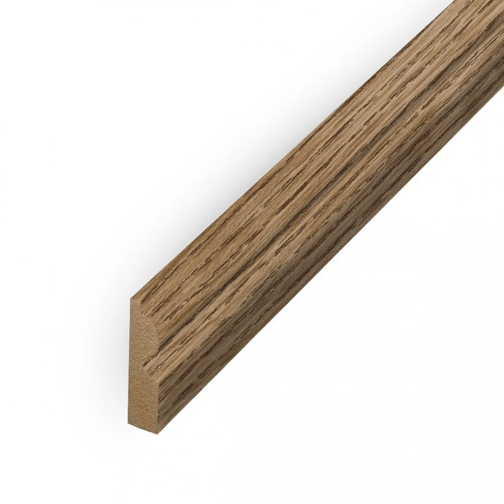 Leader Medium Oak Torus Laminate Skirting Board (2.4m) - Image 3
