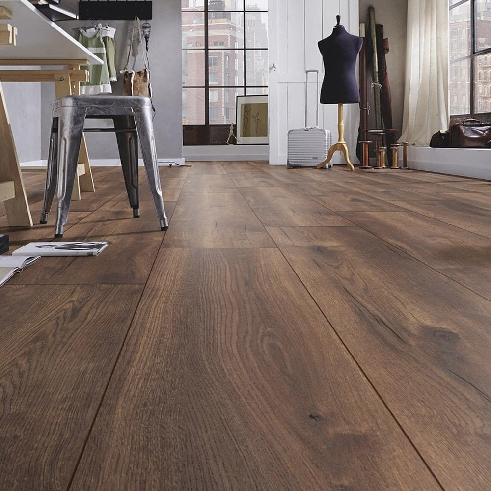 Kronotex Petterson Oak - Mega Plus Super-Wide 8mm Laminate Flooring (221385)