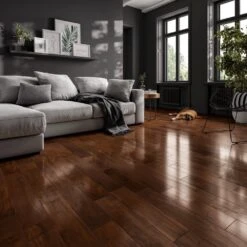 Liberty Floors Rich Acacia Asian Walnut - Classic 18mm Solid Real Wood Flooring (152679)