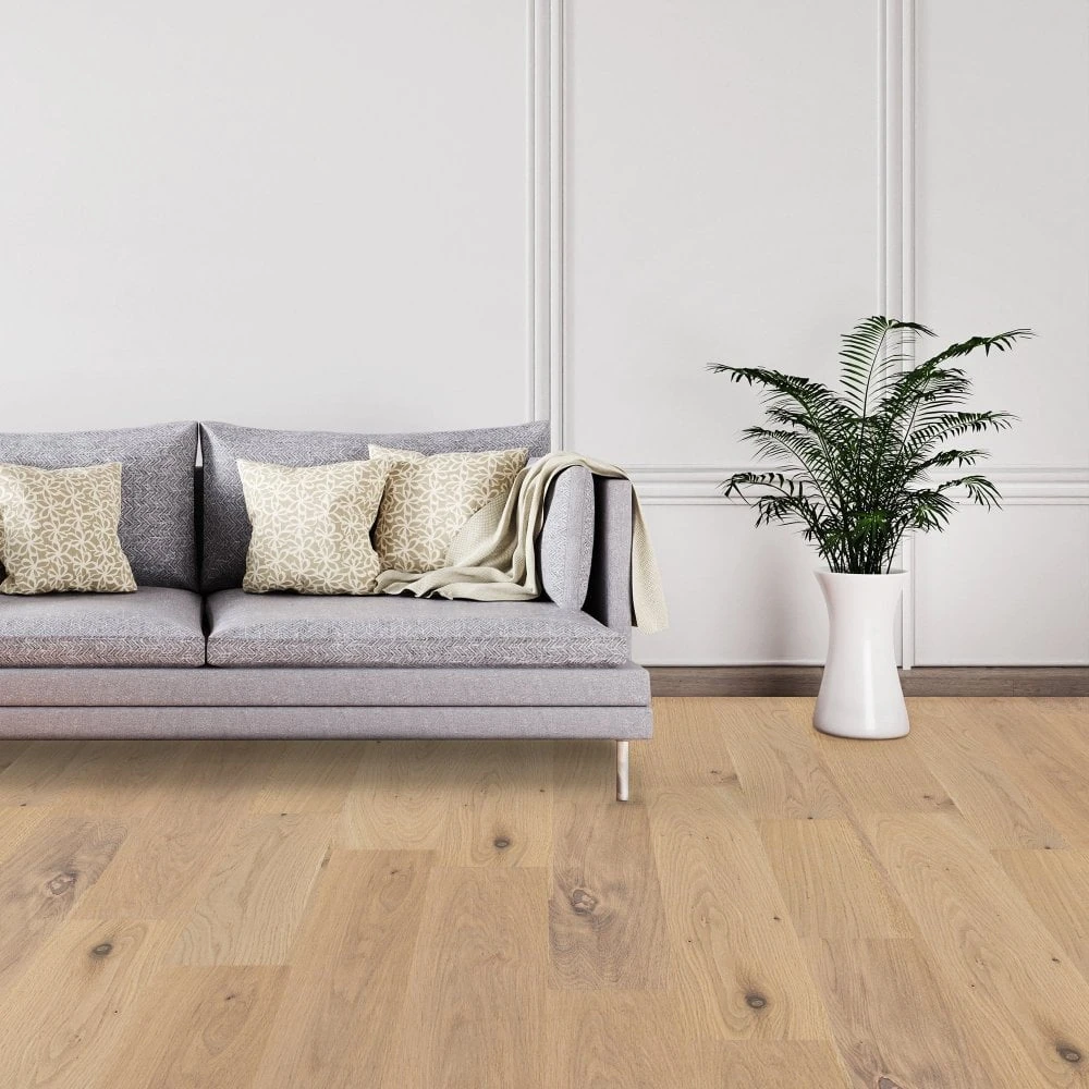 Liberty Floors Sandy Oak - Premier 14mm Engineered Real Wood Flooring (219583)