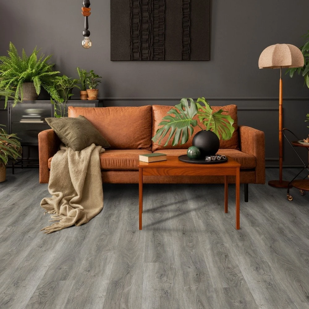 Liberty Floors Signature Grey Oak - Impressive 6mm Rigid Core Vinyl Flooring (323045) - Image 2
