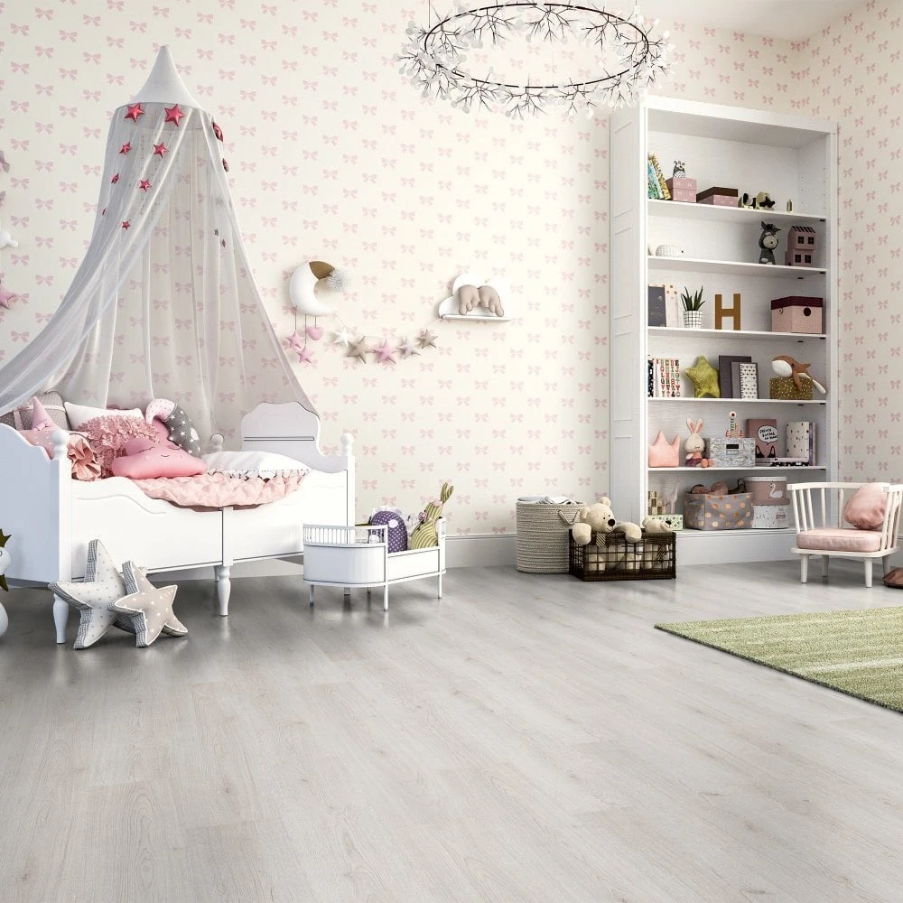Kronotex Trend Oak White - Advanced 8mm Laminate Flooring (219521)