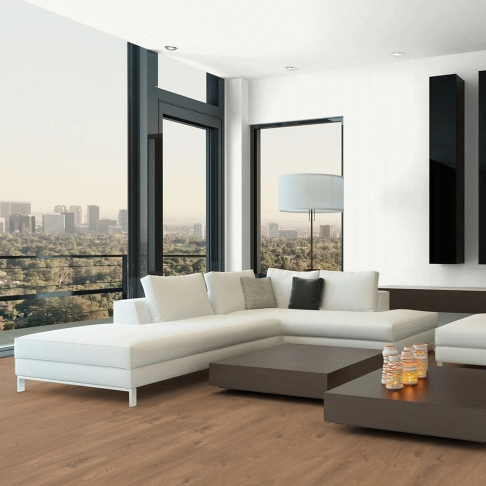 Swiss Krono Verbier Oak - Solid Chrome 12mm Laminate Flooring (218893) - Image 8