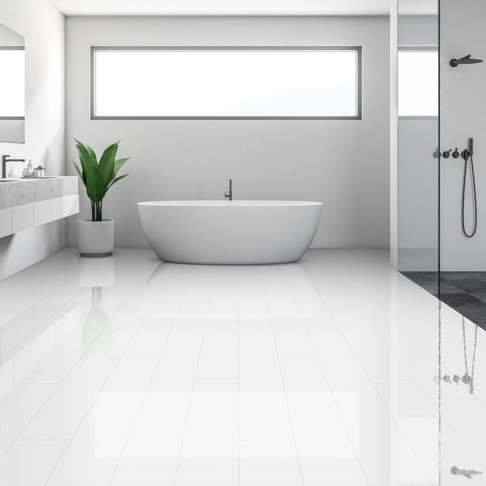 Liberty Floors White - Lustre SPC 6mm Rigid Core Vinyl Flooring (250941) - Image 4